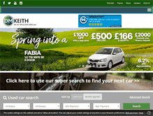 Tablet Screenshot of dmkeith.com